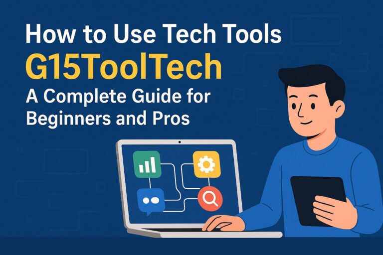 How to Use Tech Tools G15ToolTech