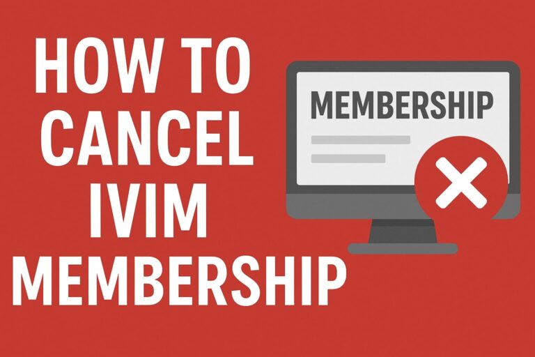 How to Cancel IVIM Membership